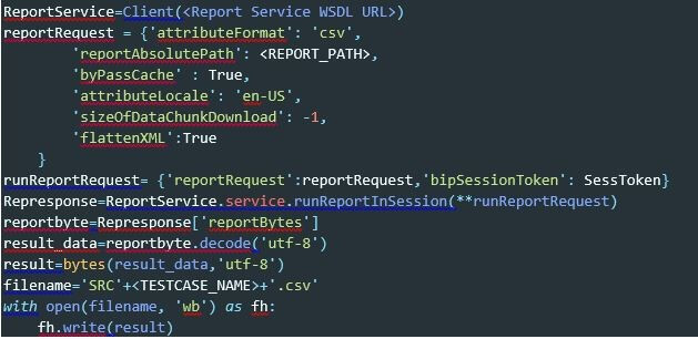 Run-Report-and-extract-the-response-to-CSV-file